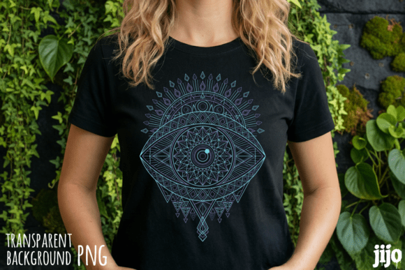 Download Eye Mandala Geometric Psychedelic PNG - Premium Resources