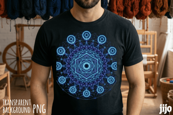 Download Mandala Geometric Sacred Blue PNG - Premium Resources
