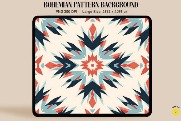Download Symmetric Simple Bohemian Pattern - Symmetric Collection