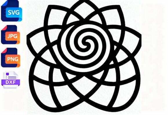 Download Geometric Flower Mandala SVG DXF PNG JPG - Premium Resources